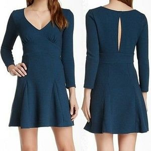 NEW FP Teal Heartstopper Knit Dress